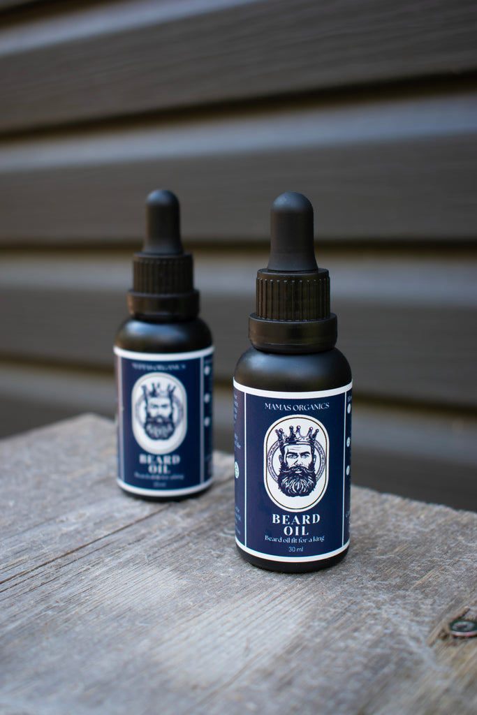 Premium Organic Natural Beard & Face Oil for Beard Growth - Mama's Organics Natural Skin Care